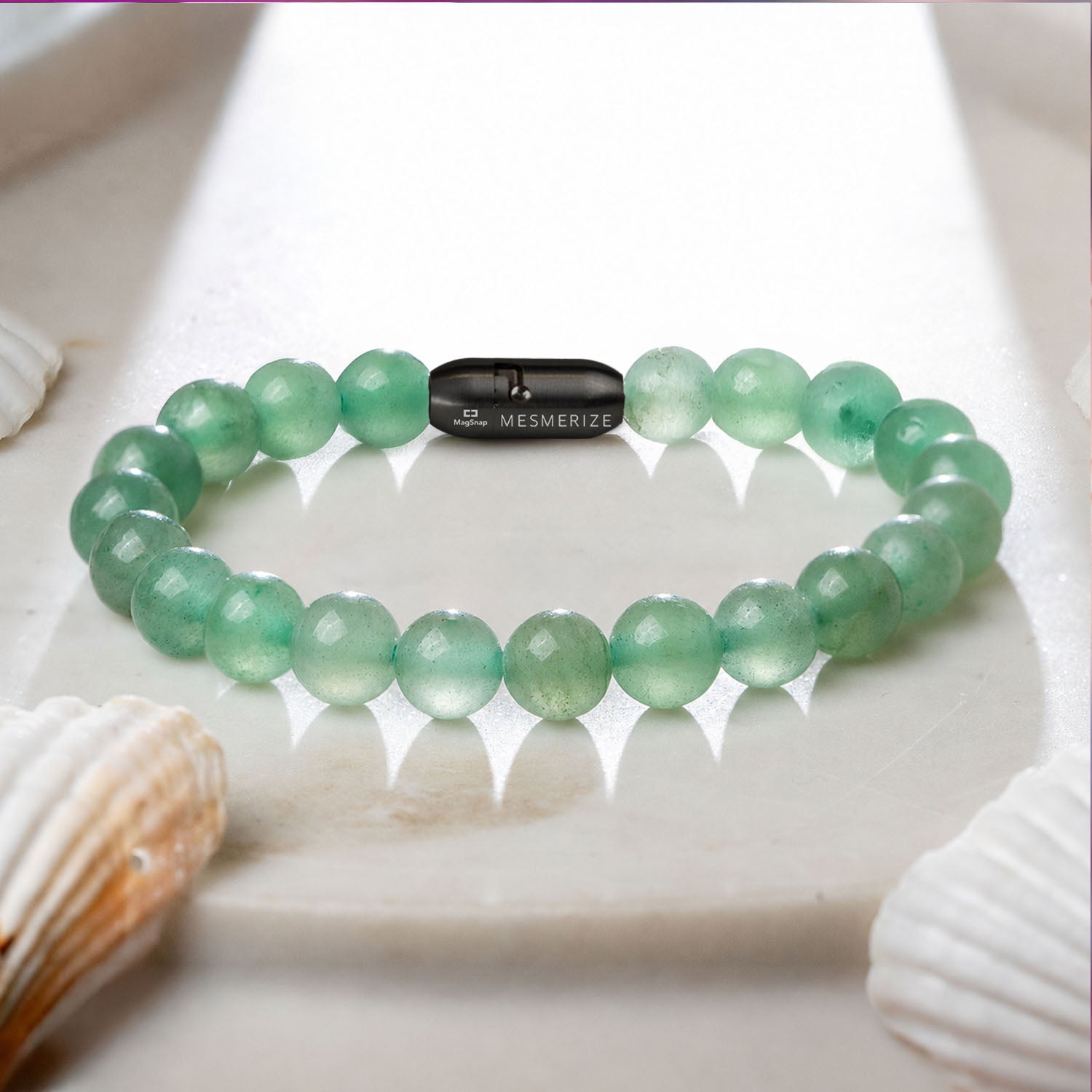 Healing Touch Aventurine Natural Stone Bracelet with MagSnap 2