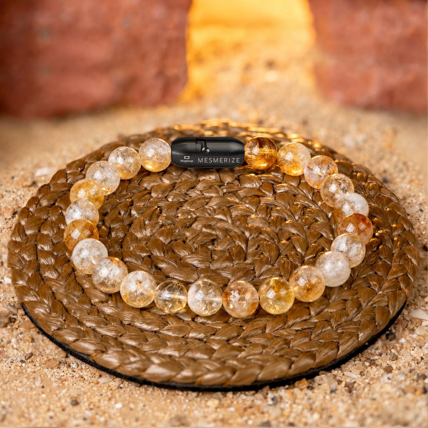 Radiant Joy Citrine Natural Stone Bracelet with MagSnap 2