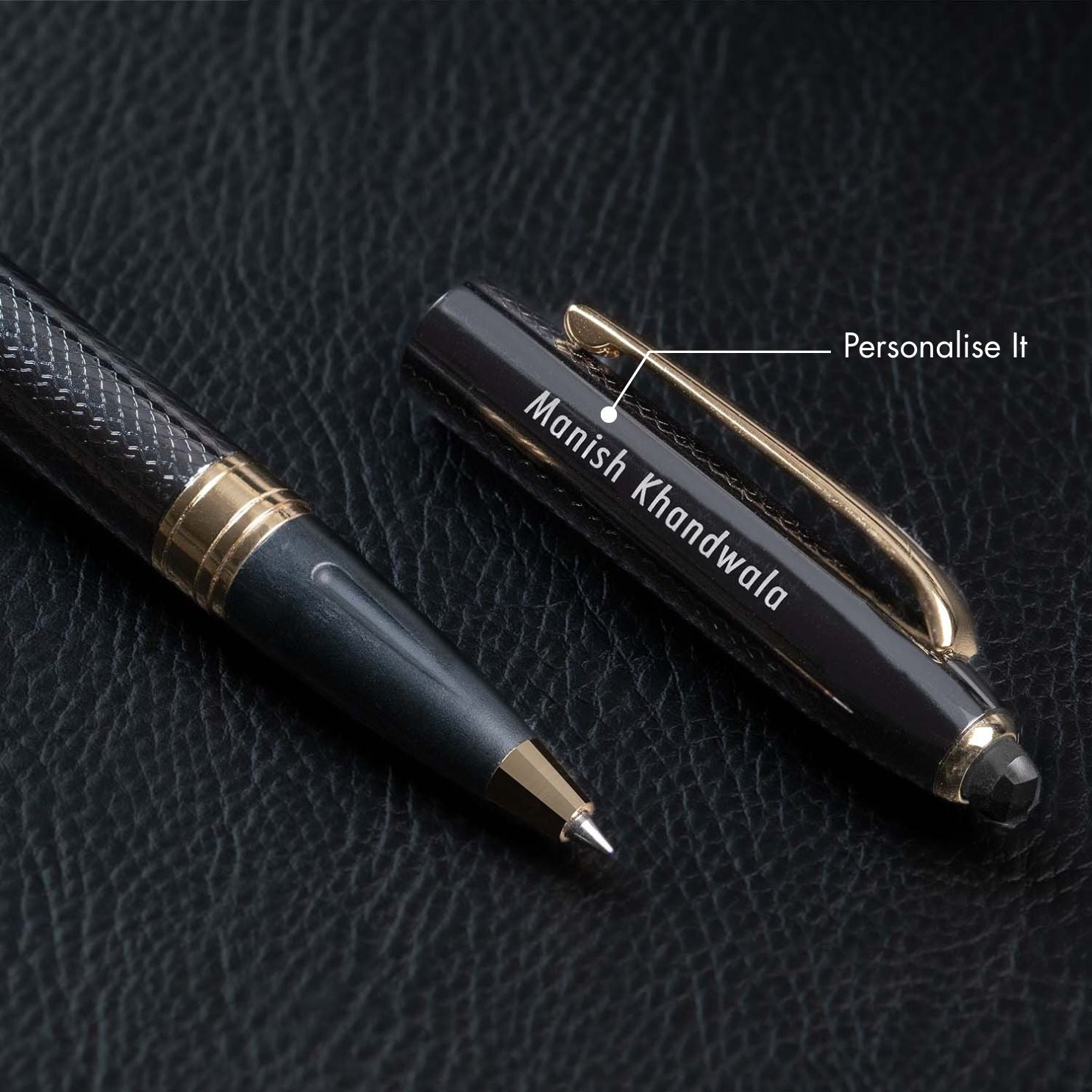 Personalised Obsidian 2 in 1 MagSnap Roller Ball Pen with Stylus