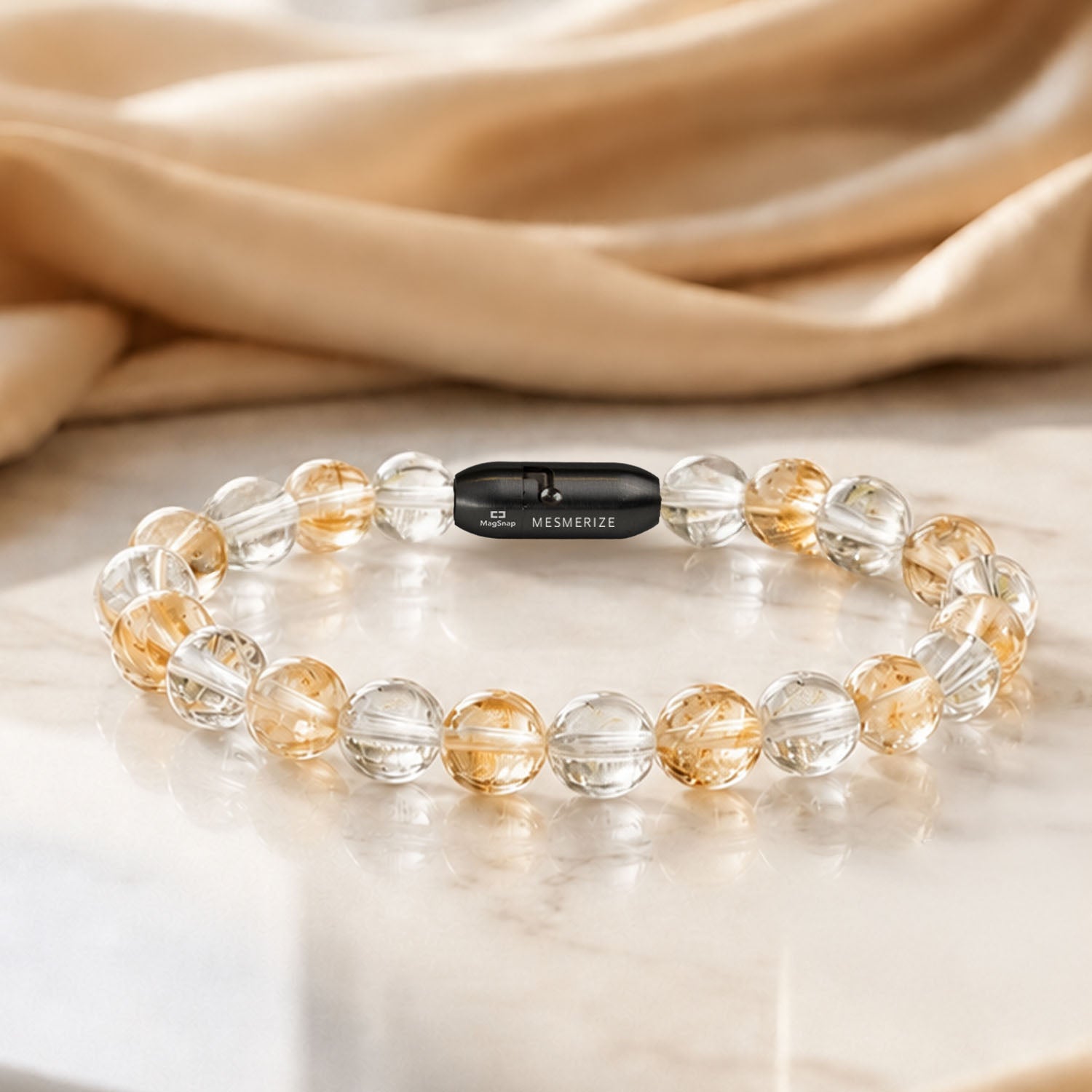 Natural Stone Jewellery Bracelet Citrine MagSnap