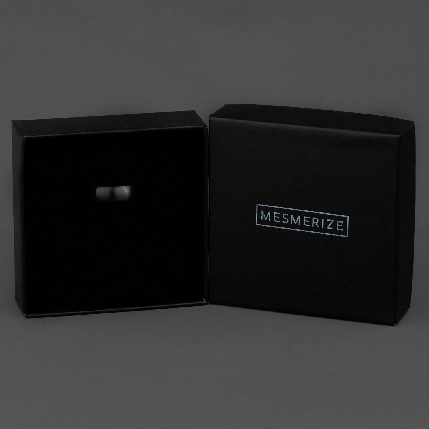 Black Dome Band Ring