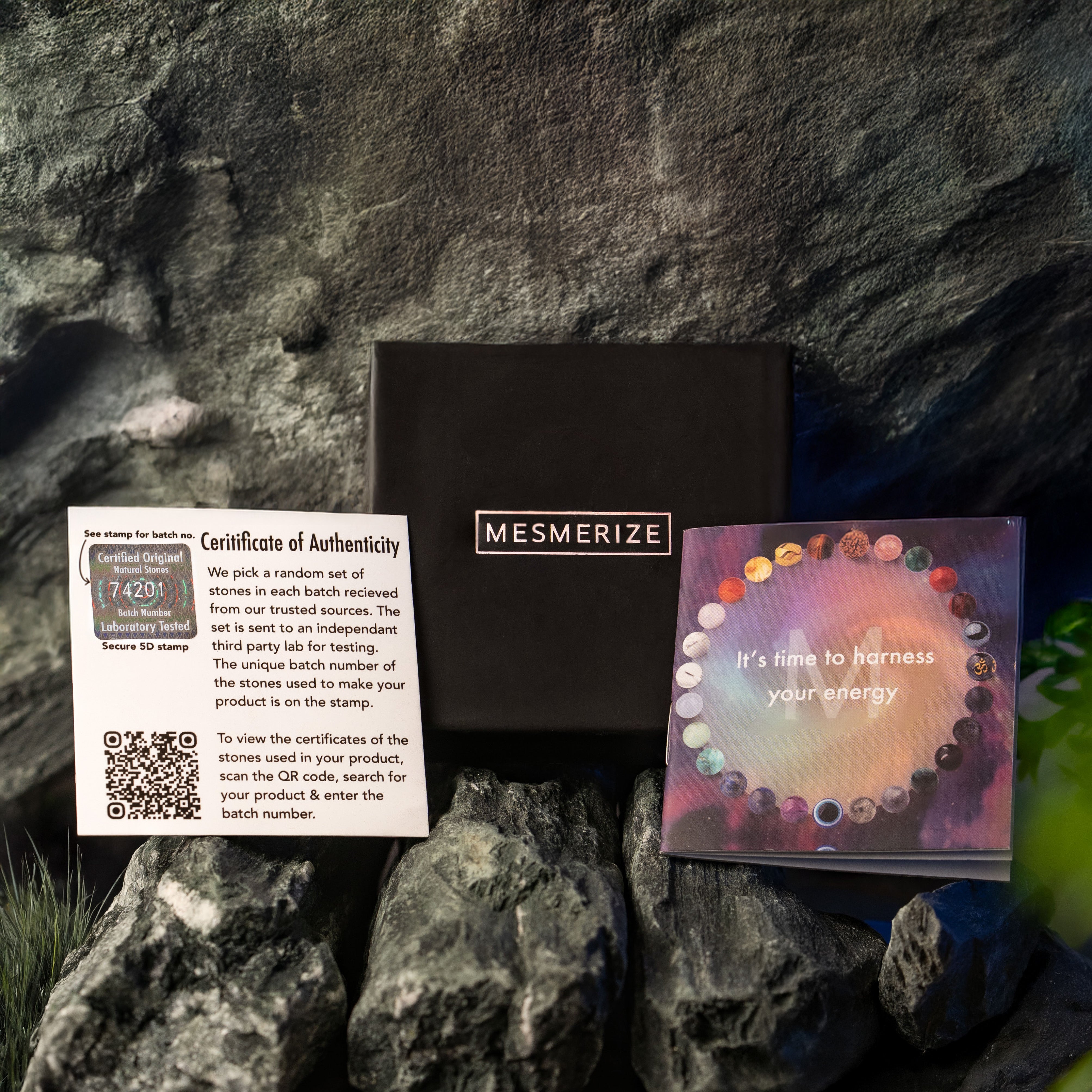 Inner Peace Selenite Natural Stone Elastic Bracelet