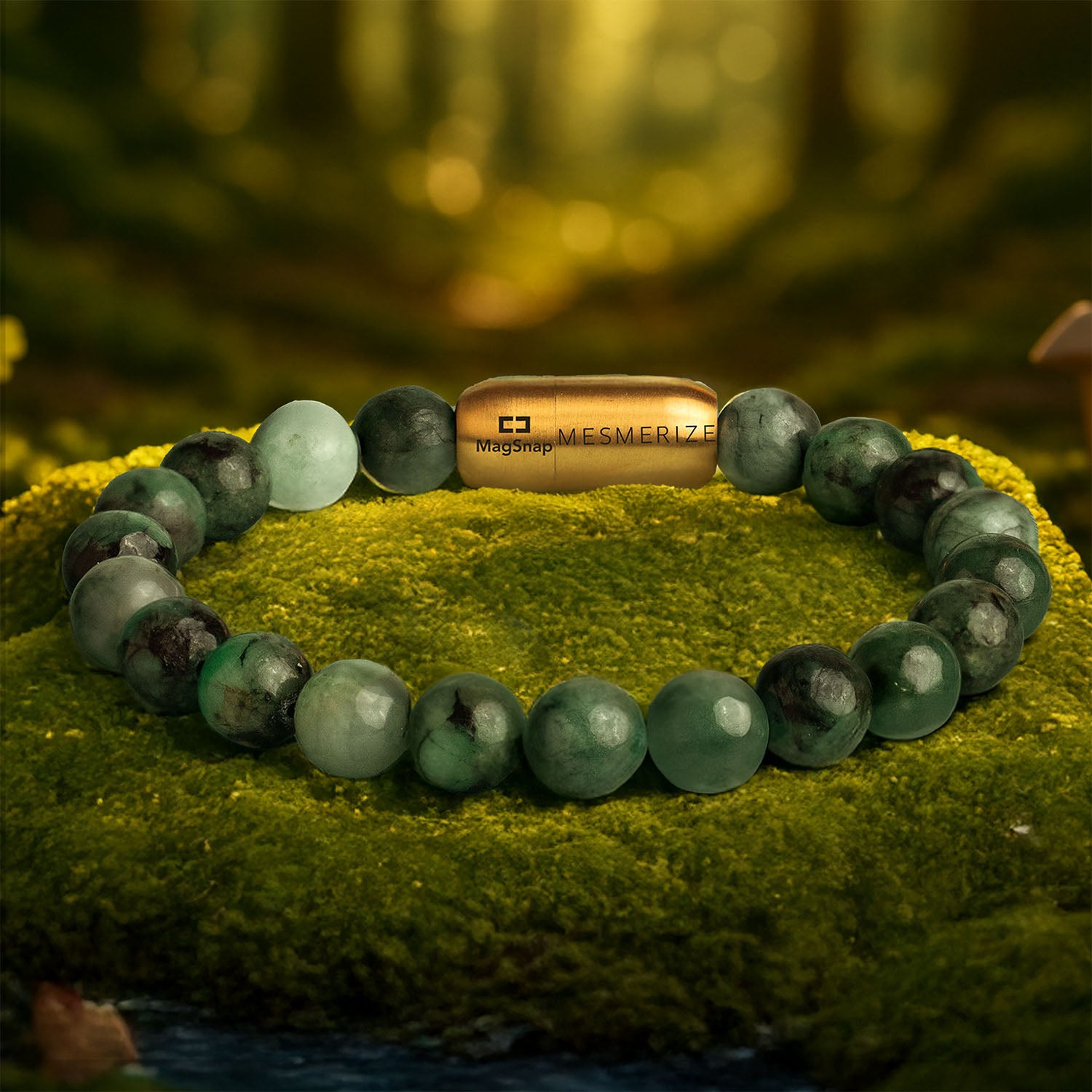 Green Radiance Emerald(Panna) Natural Stone with Magsnap2