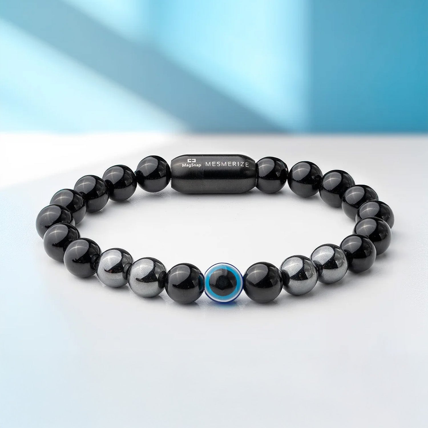 Natural Stone Jewellery Bracelet Hematite MagSnap