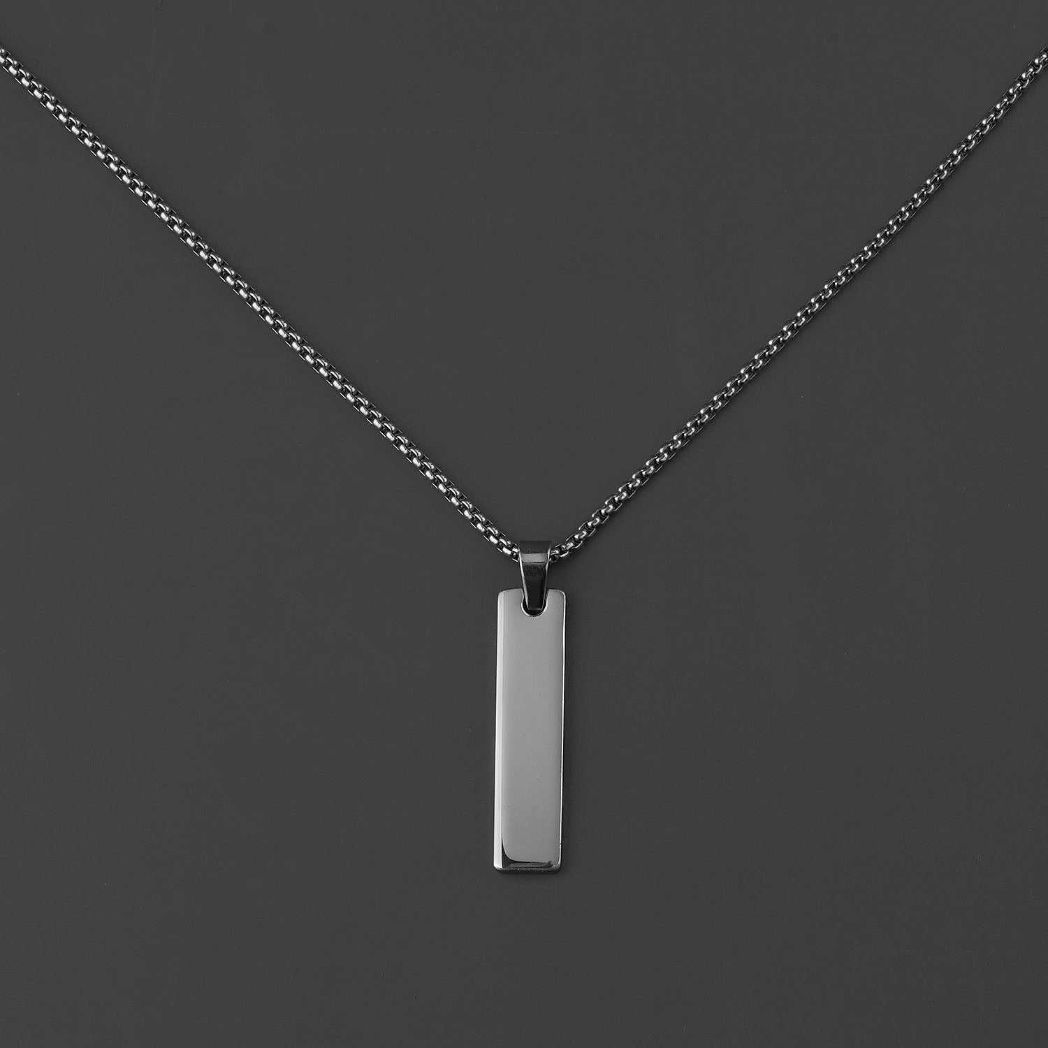 M Premium Jewellery Necklace Mini Bar Silver