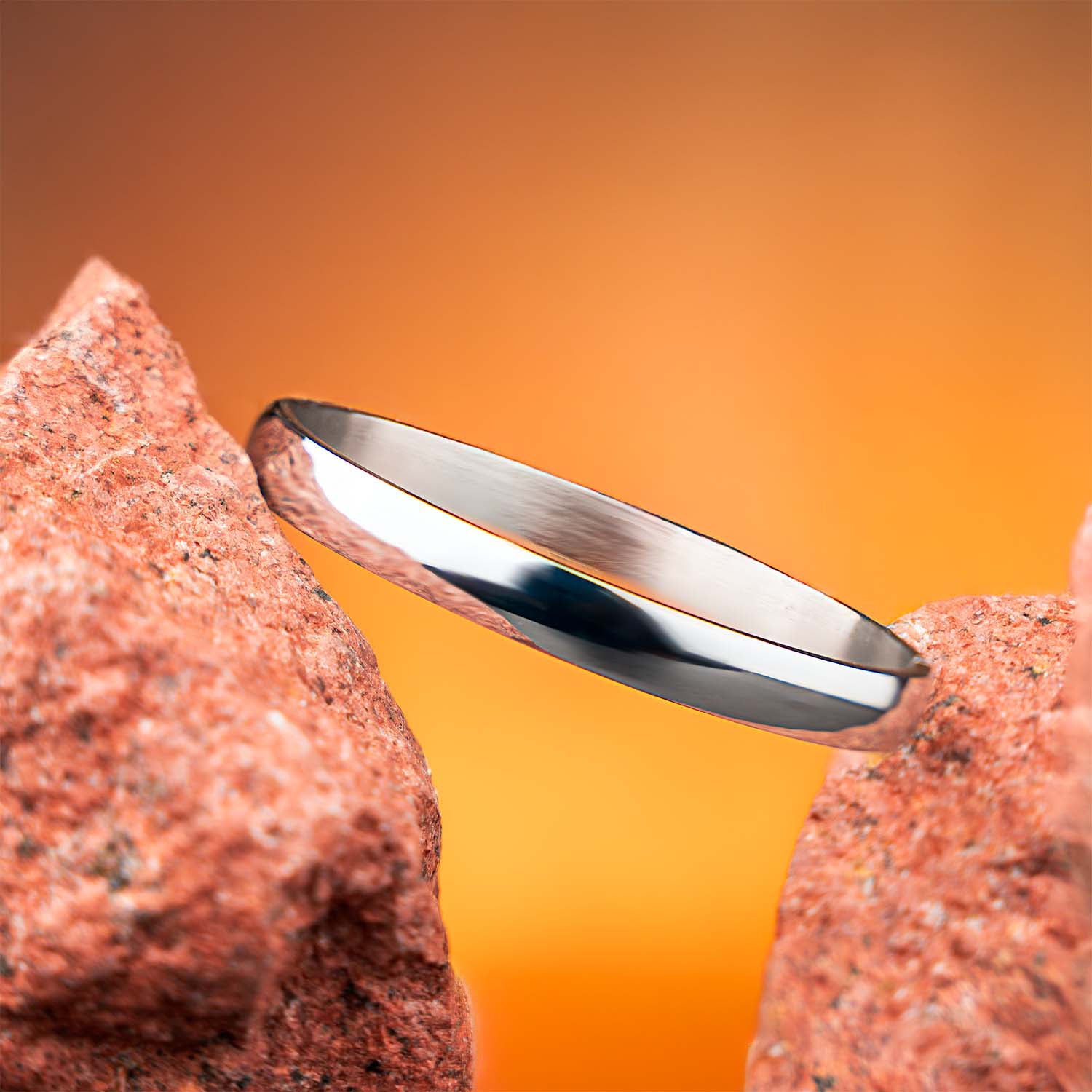 Zeus Gloss Kada Bracelet Silver