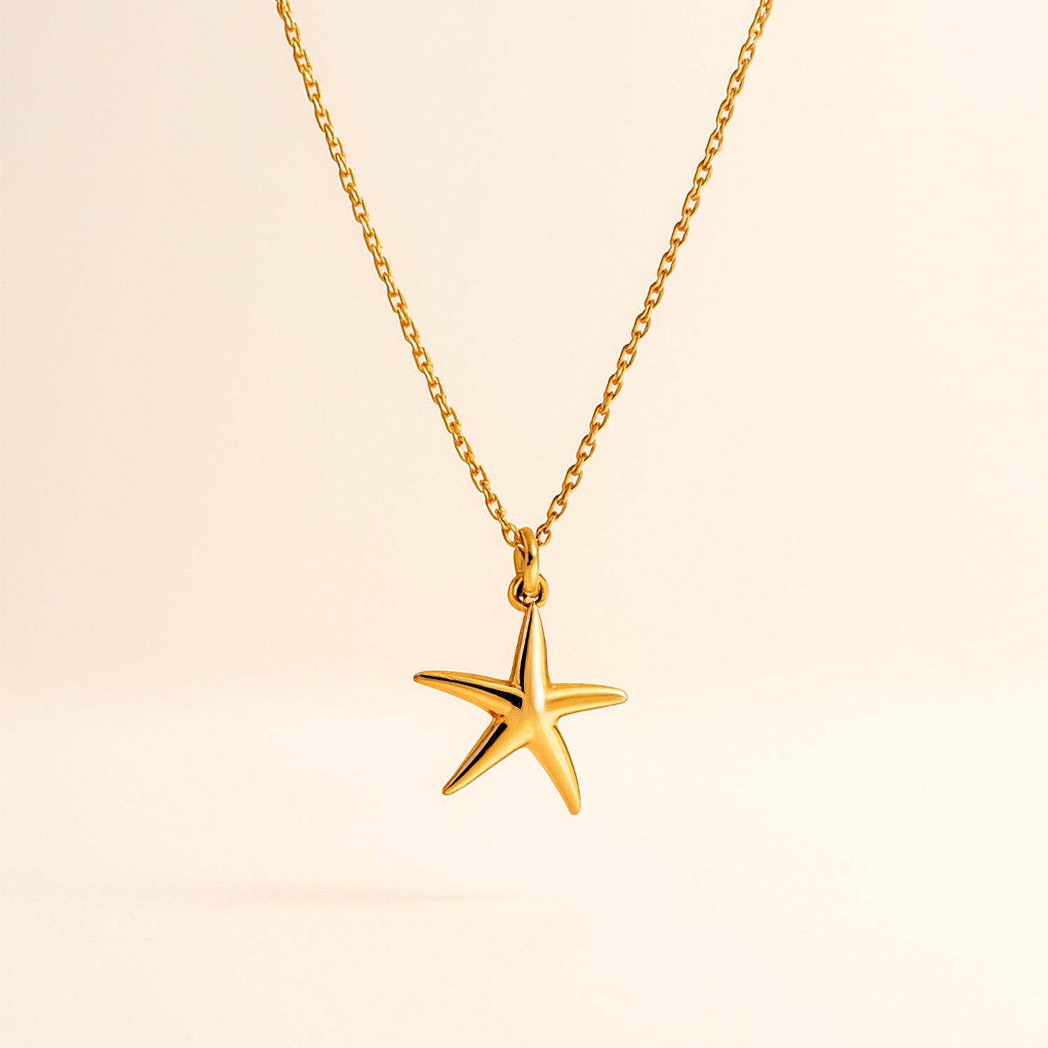 Aria Star Glimmer 18k Gold Necklace