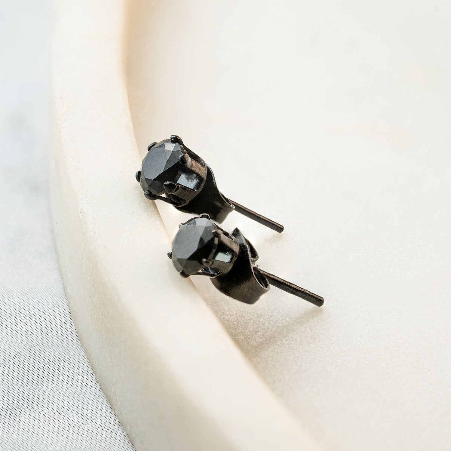 Black Diamond Earrings