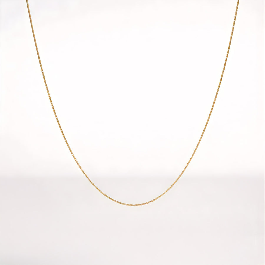 Fine Line Gold Necklace