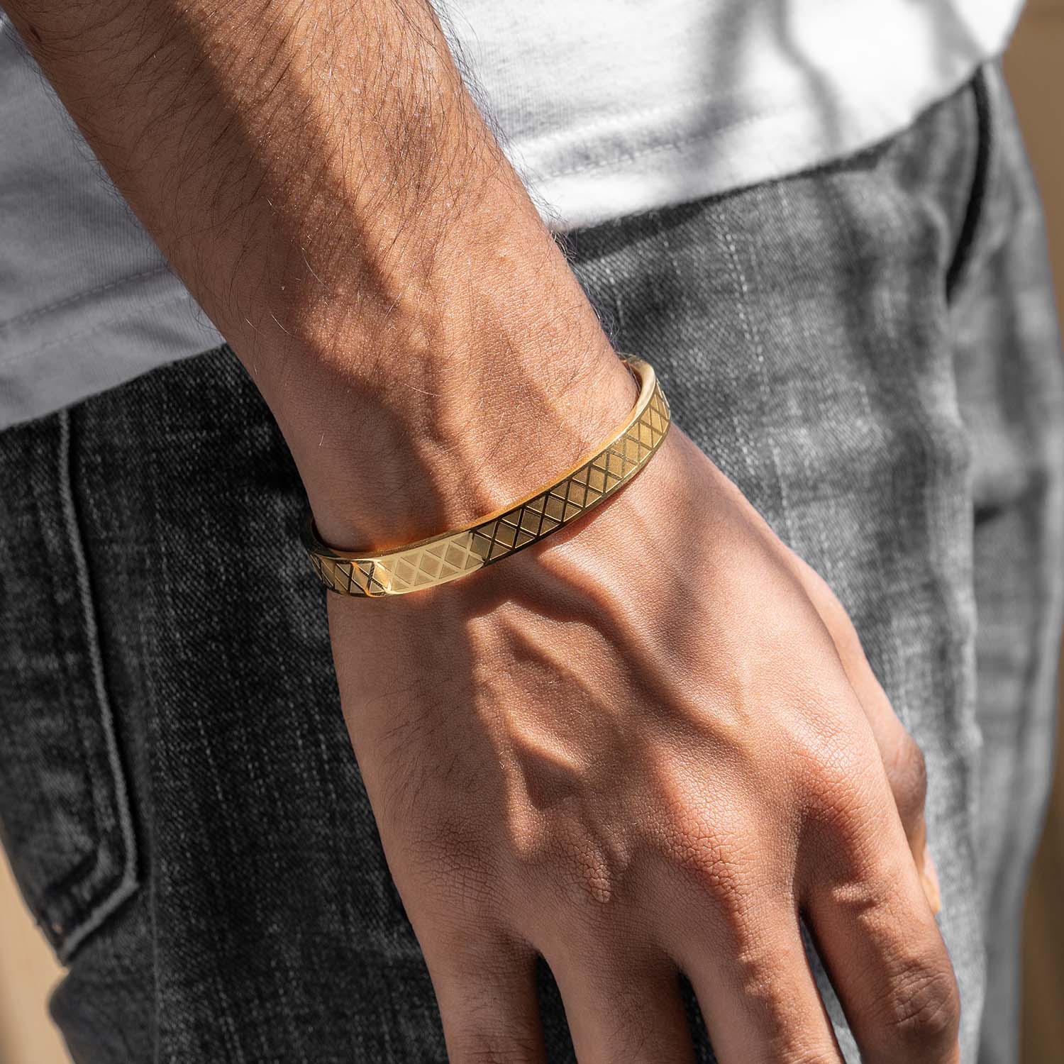 Caesar Kada Gold Bracelet