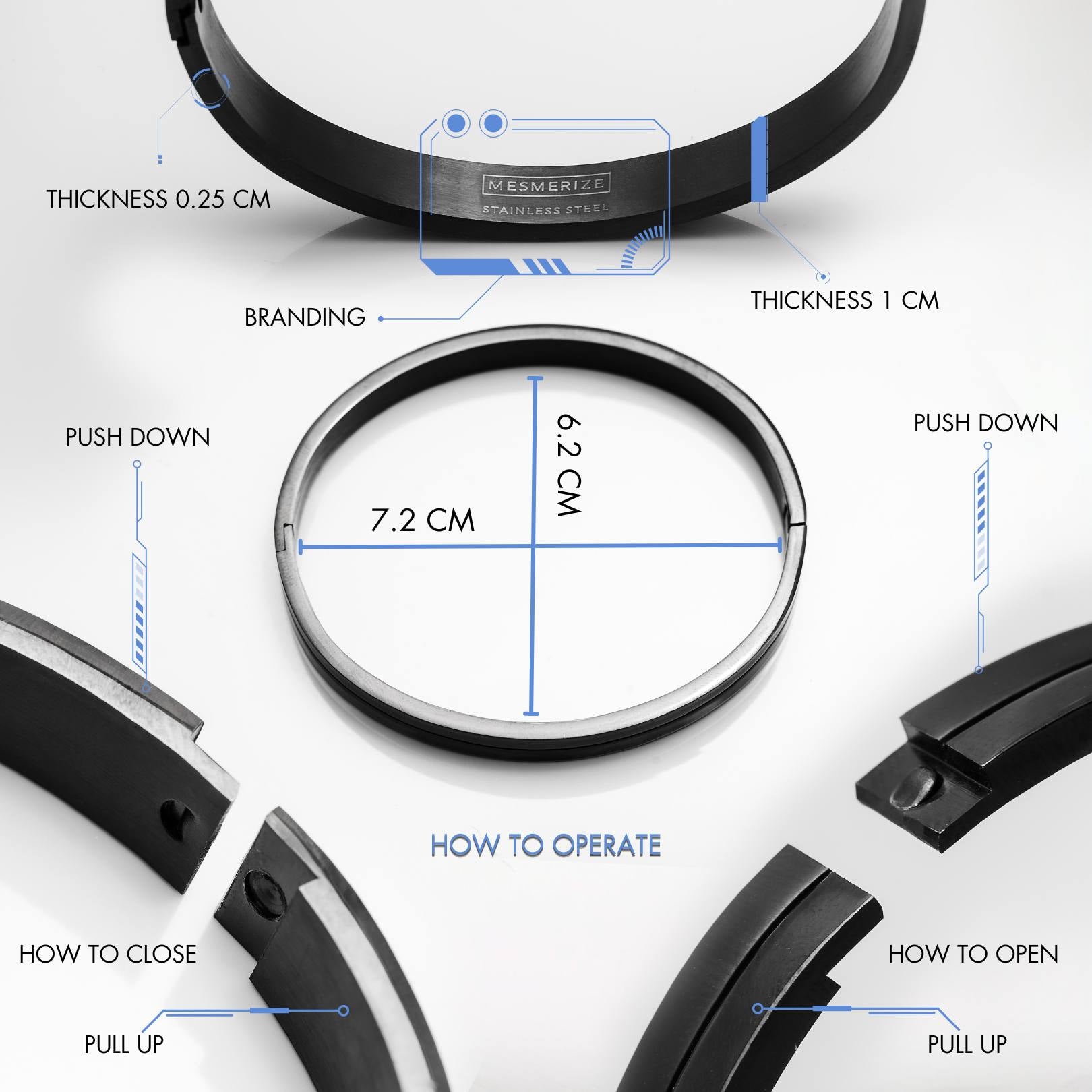 Delta Grid Kada Bracelet with Perosnalisation