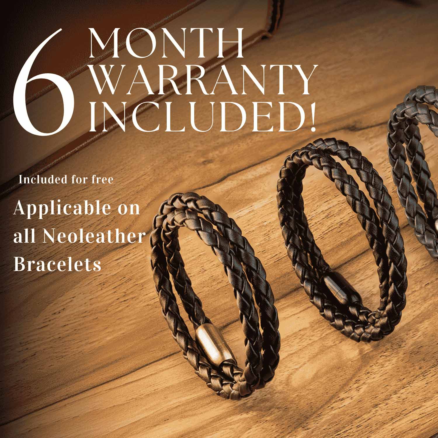 Alpha Braided NeoLeather Bracelet with MagSnap2 Green