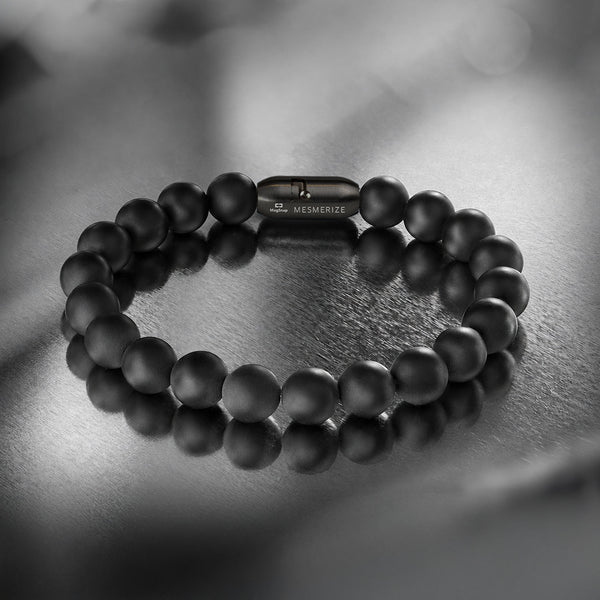 Natural Stone Jewellery Onyx Natural Stone Bracelet with MagSnap