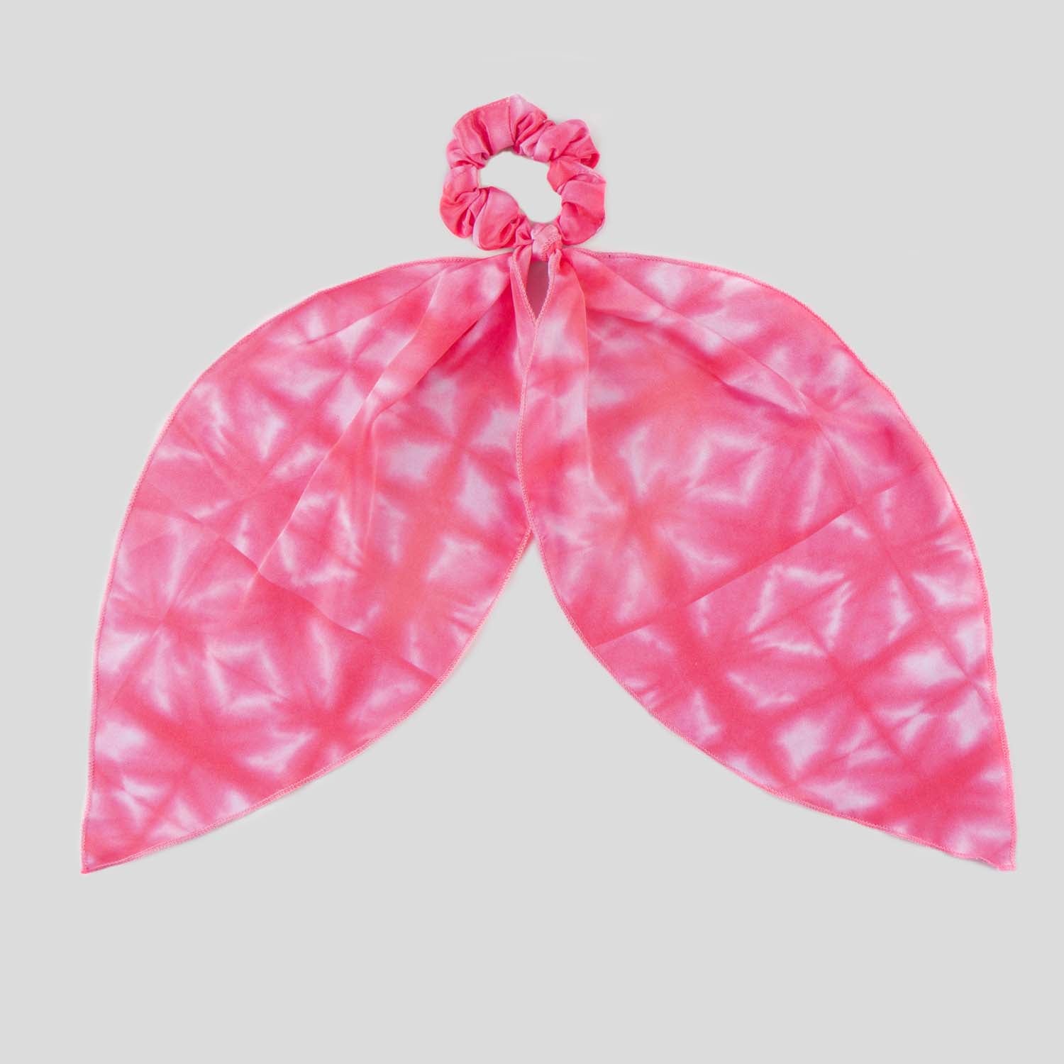 Skinny Scarf Scrunchies (Static Volt, Pink Kaleidoscope)