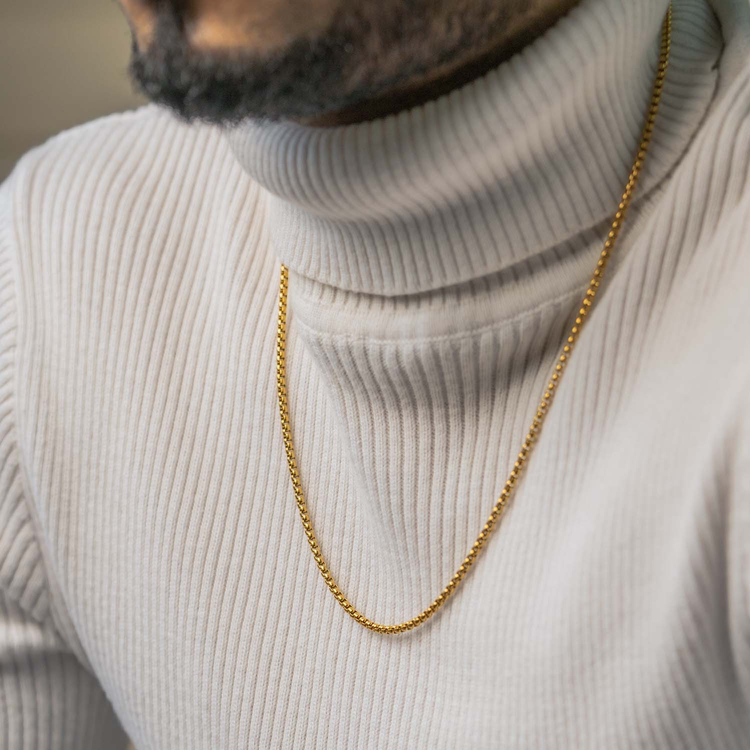 Poseidon Popcorn Necklace Gold