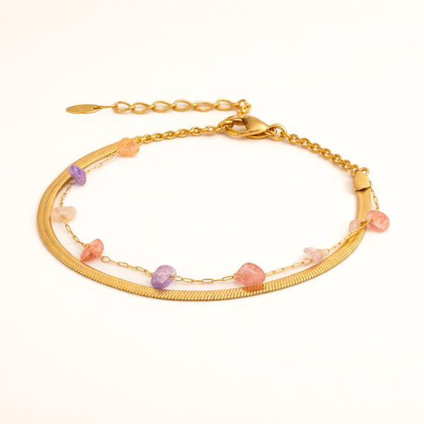 Prism Flow Stack Adjustable Bracelet