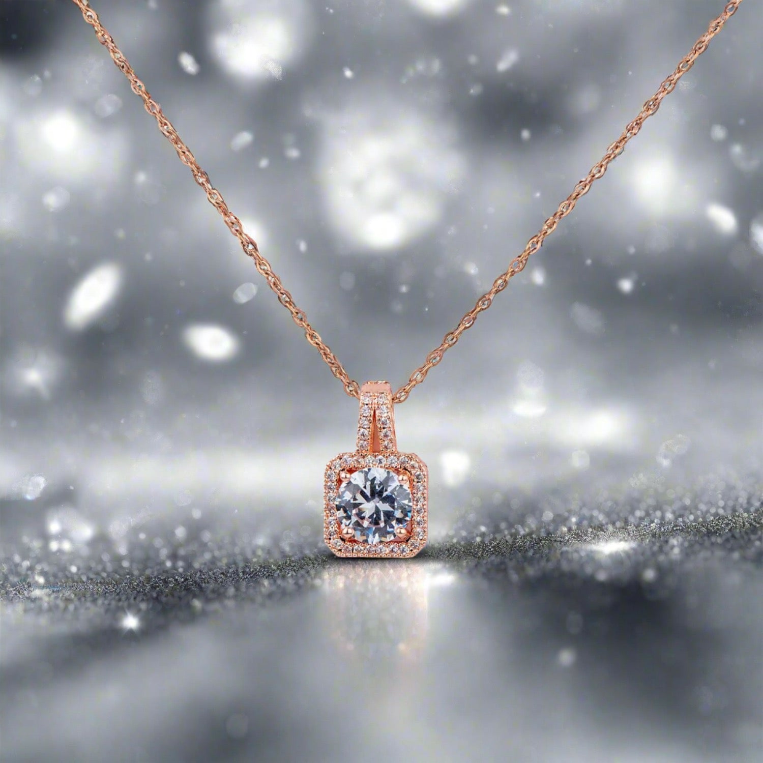 W Premium Jewellery Necklace Radiant Rose Gold