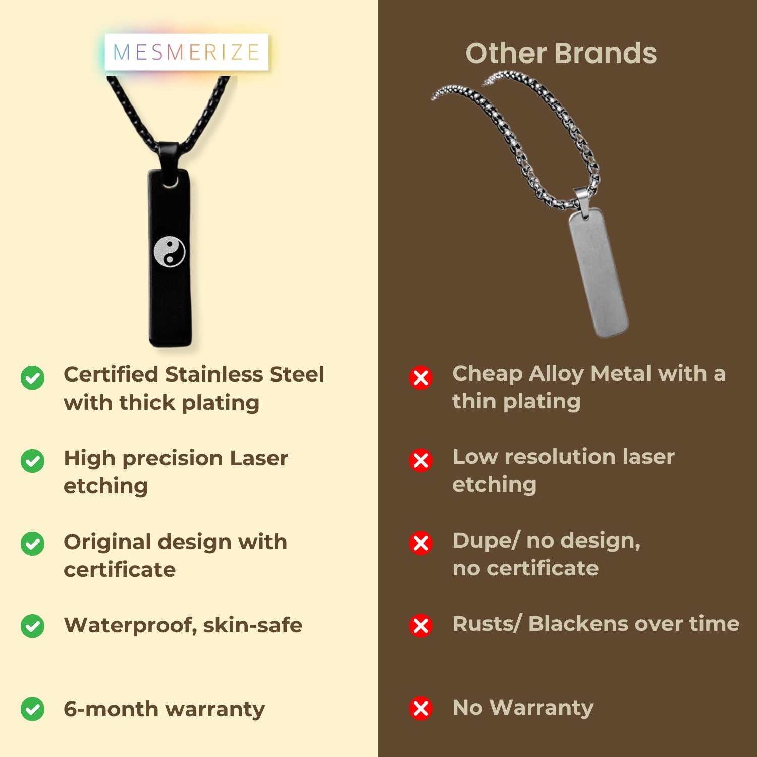 Spiritual Mini Tag Necklace