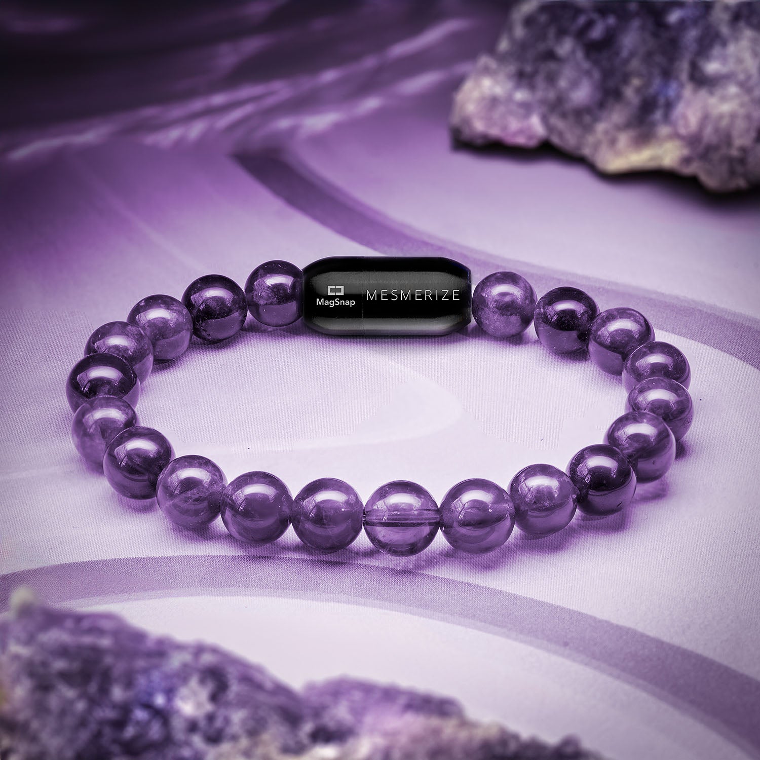 Wellness Amethyst Natural Stone Bracelet