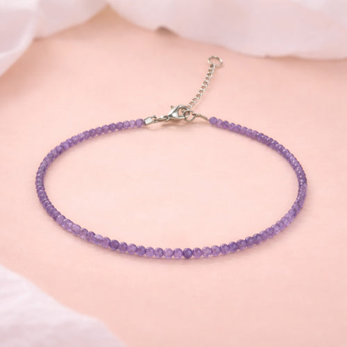 Amethyst Anklet