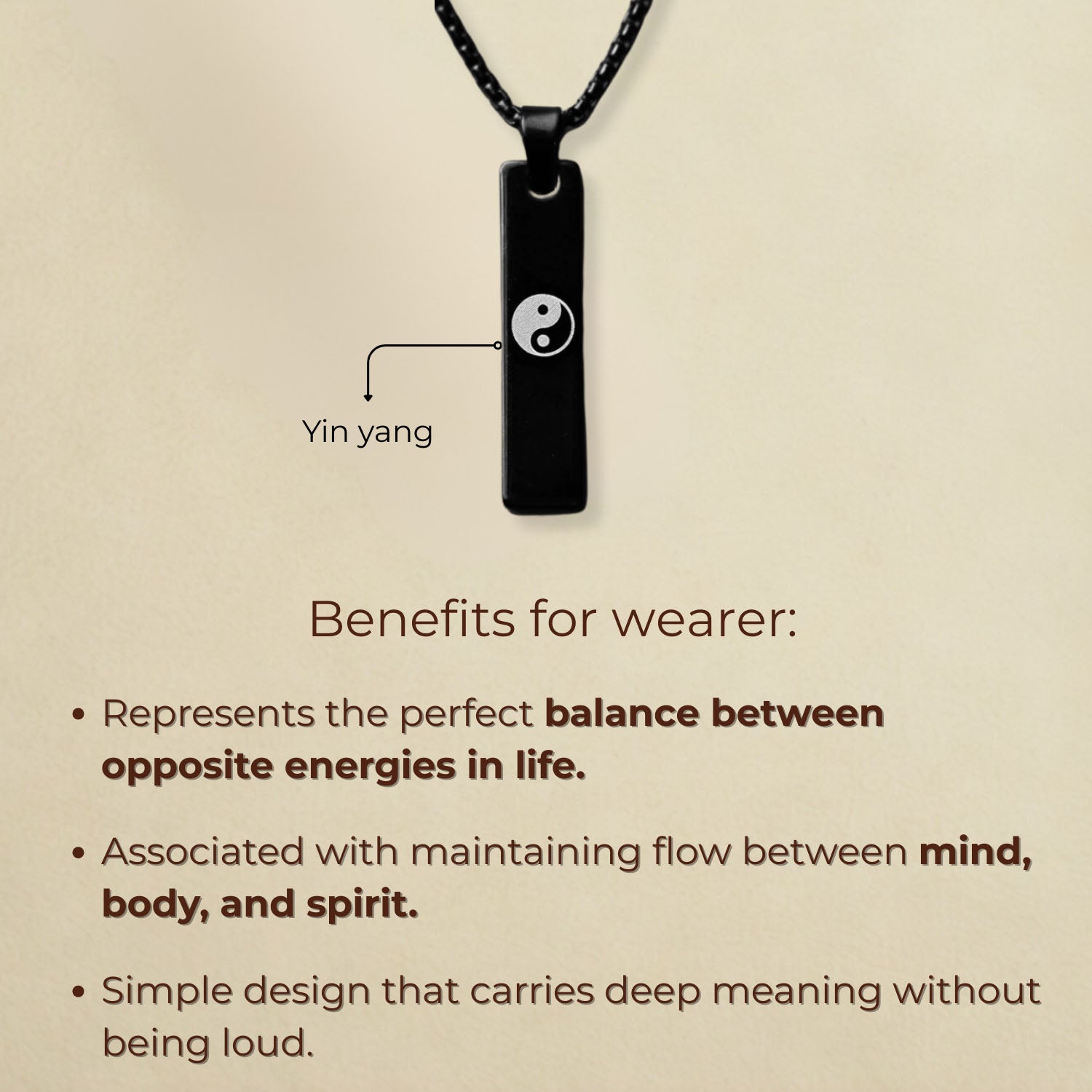 Spiritual Mini Tag Necklace