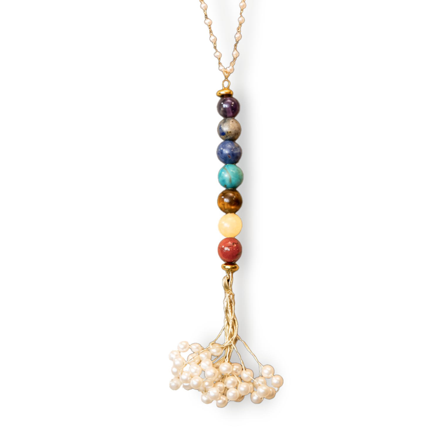 Balance 7 Chakra Lumba Sister & Bhabhi Natural Stone Rakhi