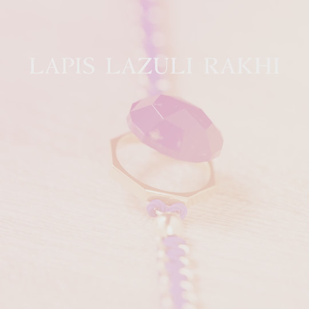 Lapis Lazuli 11 Carat Stone Rakhi