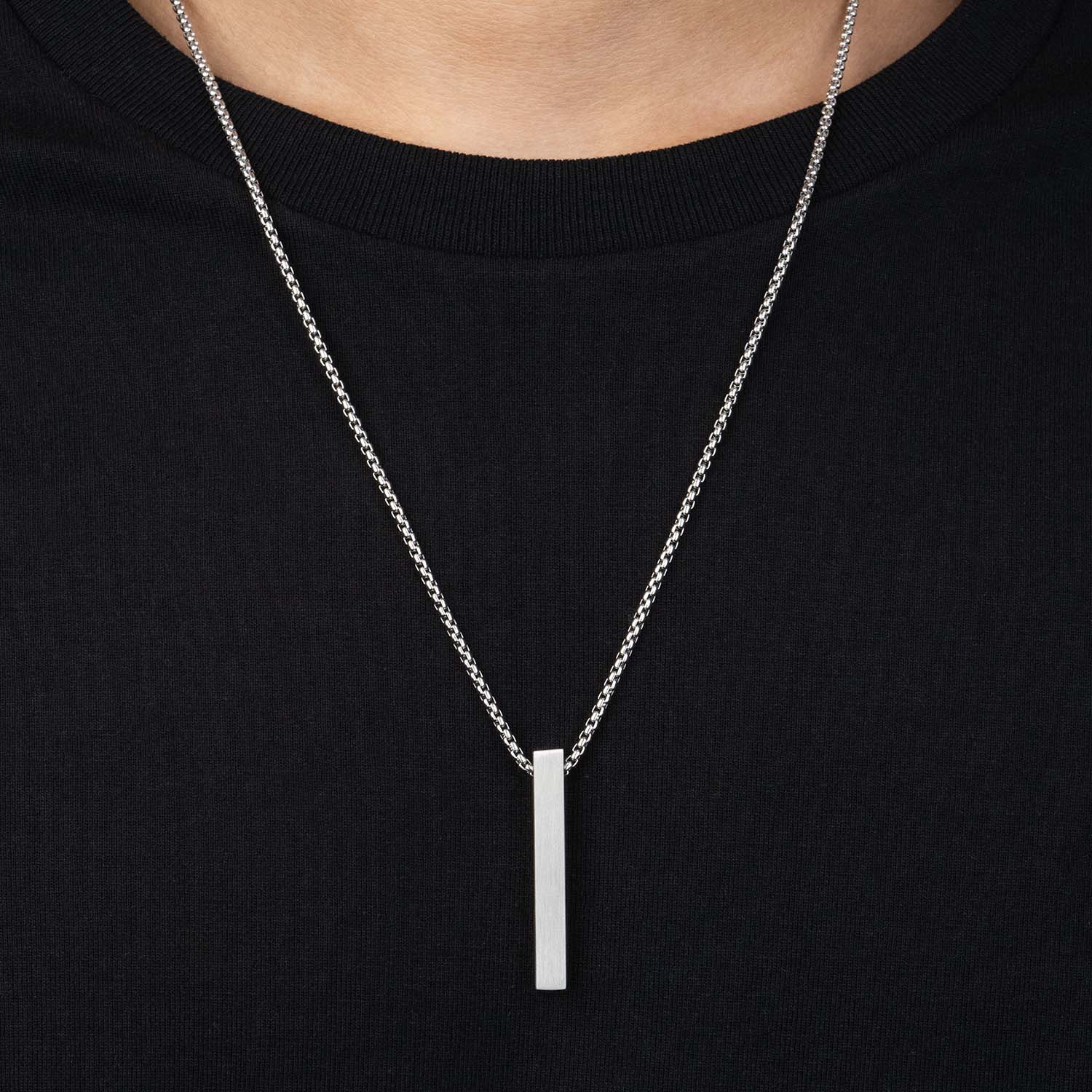 M Premium Jewellery Necklace Damon Silver