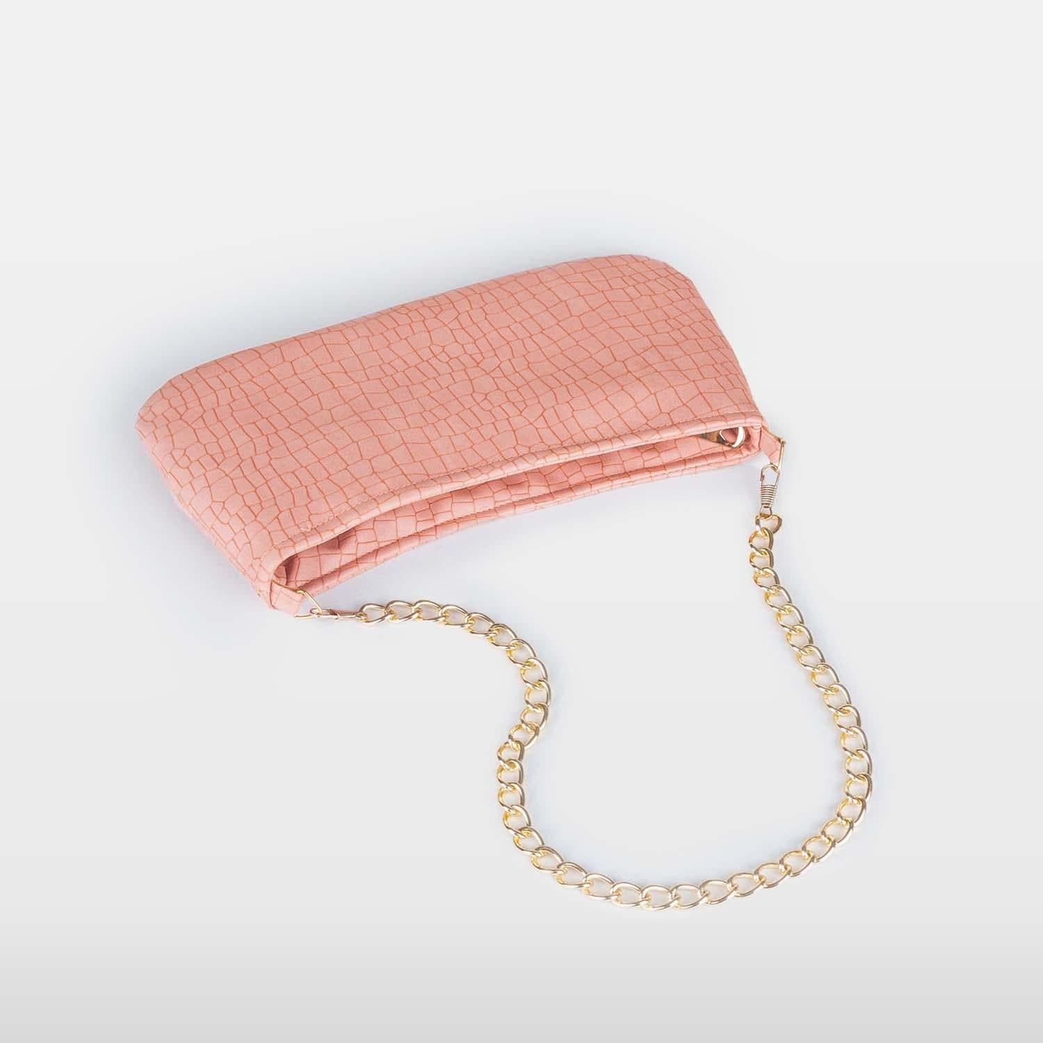 Mellow Pink Baguette bag